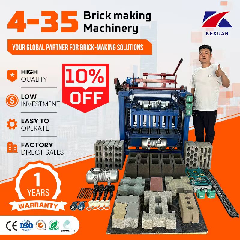 KX4-35 Semi-Automatic Brick Making Machine