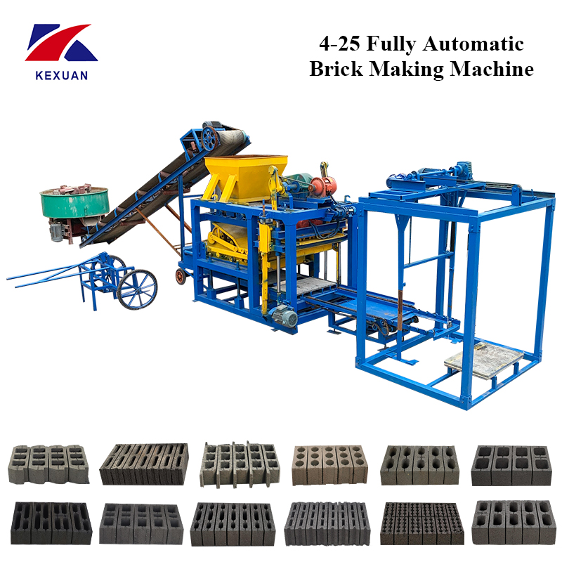 Multi Purpose Machine 4-25 Brick Making Machine Hot Selling in the Americas Region Production of Concrete Bricks Block Making Machine