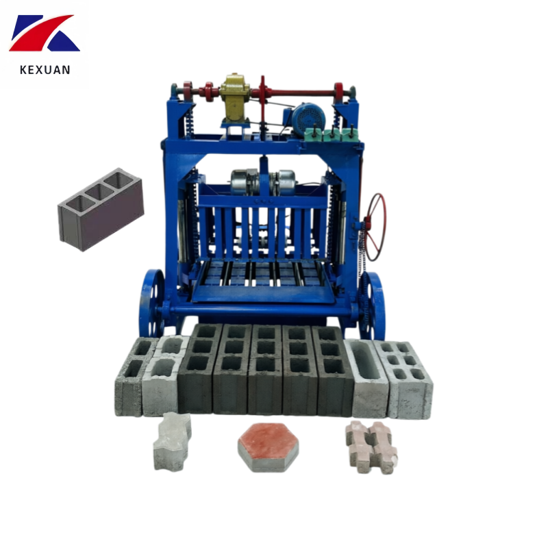 KX4-35 Large Wheel Mobile Brick Making Machine